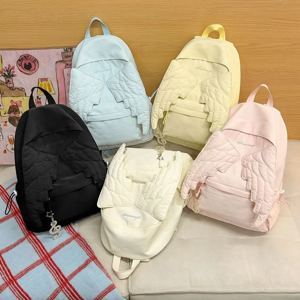 Versatile Angel Wing Backpack  - Canvas Backpack Casual ulasan dan harga