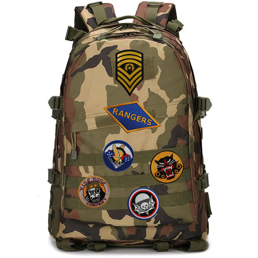 3D Embroidered SIX Military Fo - Urban Backpack Tactical ulasan dan harga