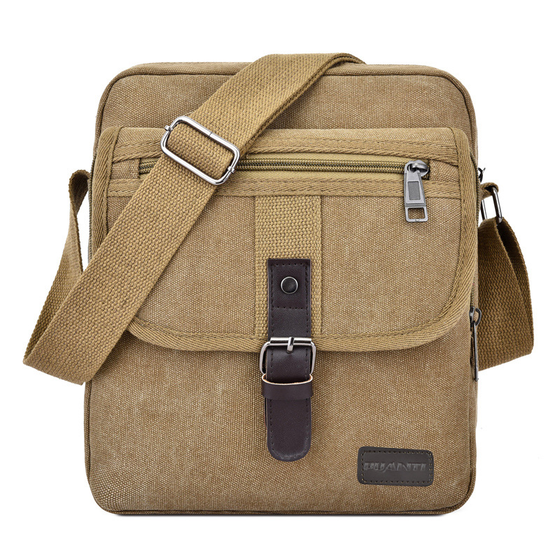 Canvas bag men's one shoulder  - Canvas Backpack Casual ulasan dan harga