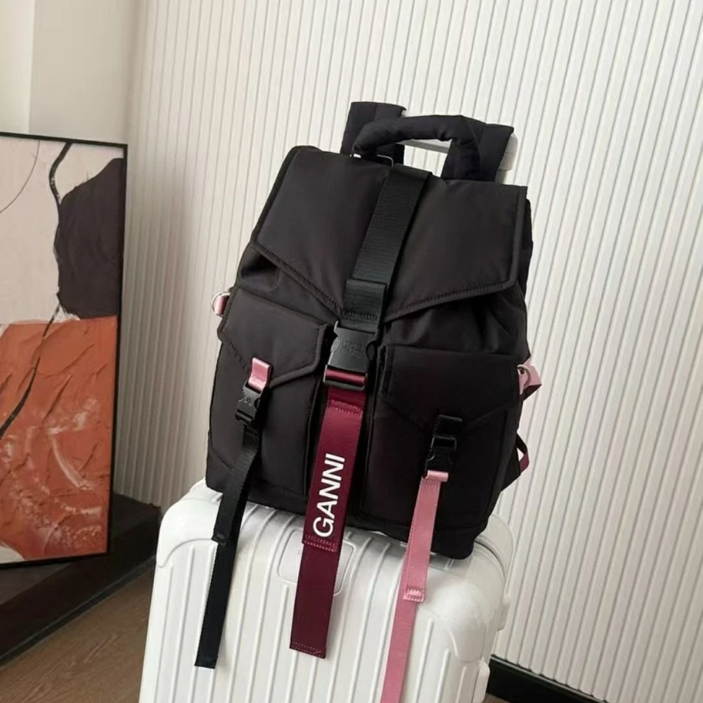 Luxury Re-Tech Backpack Women  - Canvas Backpack Casual ulasan dan harga