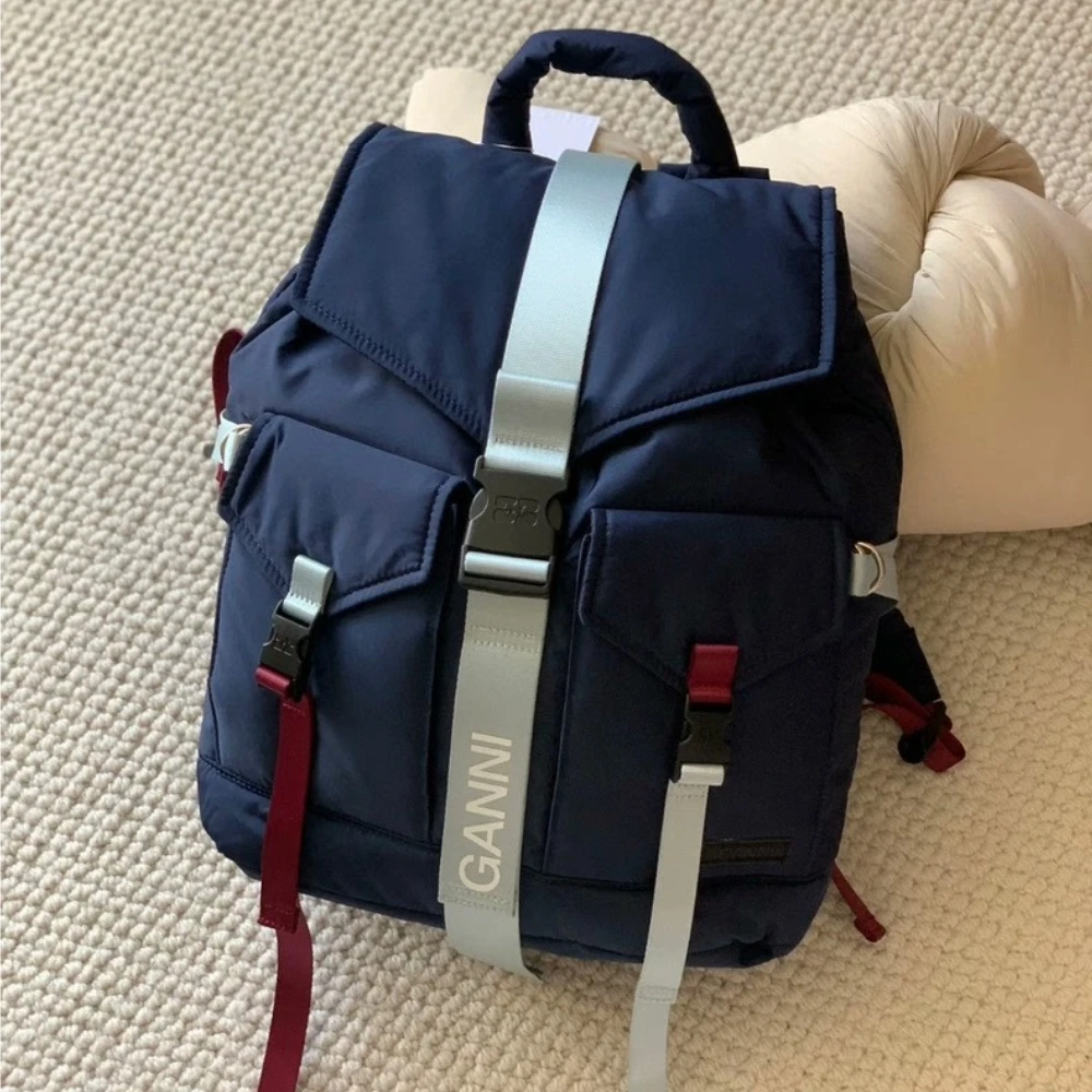 Luxury Re-Tech Backpack Women  - Canvas Backpack Casual ulasan dan harga