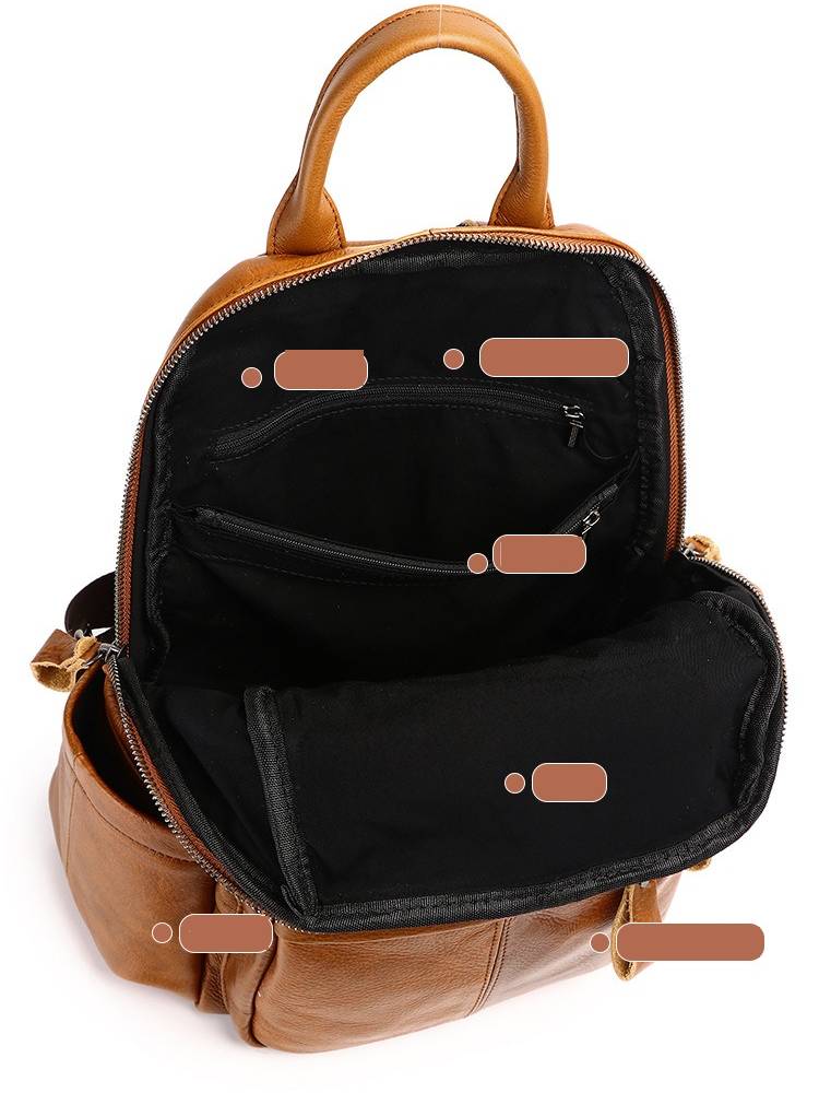 Zency Top Layer Cowhide Backpa - Fashion Backpack Women ulasan dan harga
