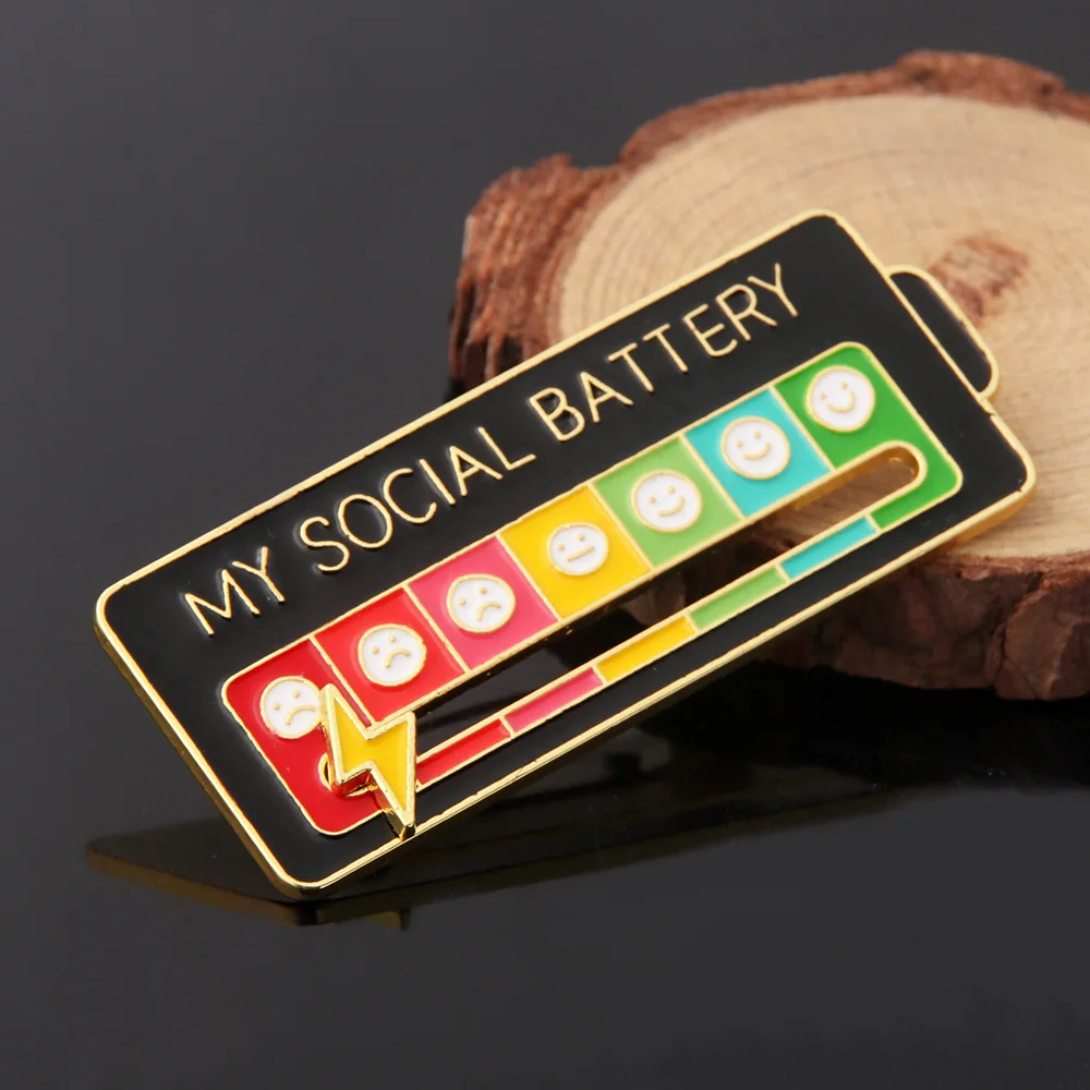 My Social Battery Lapel Pins F - Fashion Backpack Women ulasan dan harga