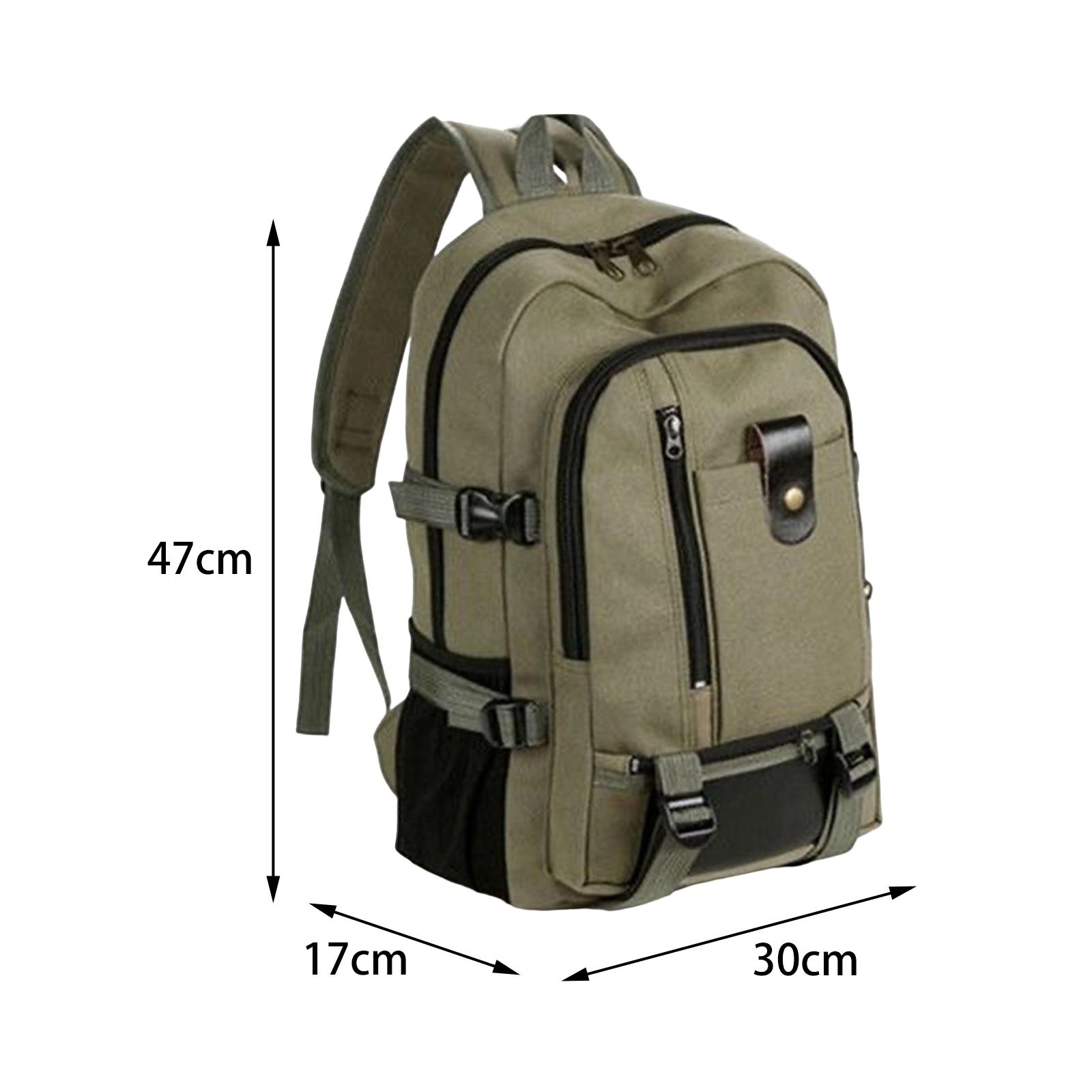 Large Canvas Travel Backpack L - Canvas Backpack Casual ulasan dan harga
