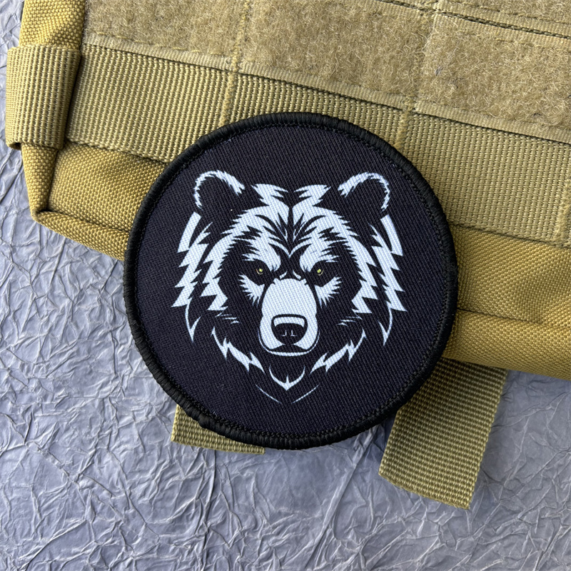 Black Bear Printed Patch on Cl - Urban Backpack Tactical ulasan dan harga