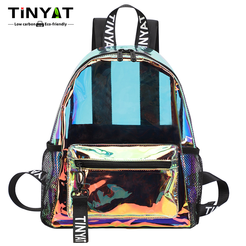 TINYAT PVC Clear Backpacks for - Fashion Backpack Women ulasan dan harga